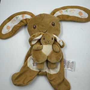 Guess How Much I Love You Bunny Hugging Baby Lovey Crinkle Brown Kids Preferred